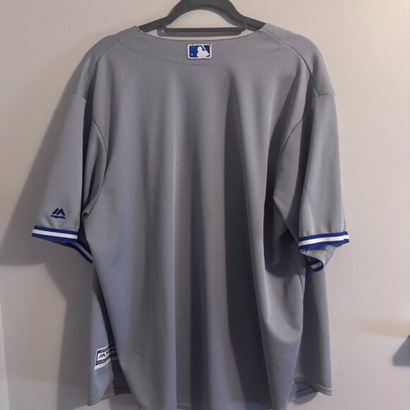 Toronto Blue Jays - Majestic Gray Road Jersey - XL - Blank - Picture 2 of 2